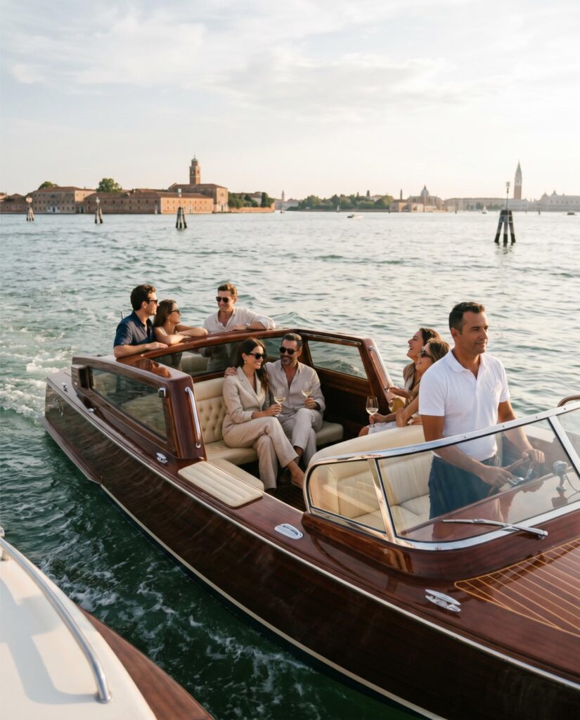 Barca Ultra Lusso per Tour — Venezia